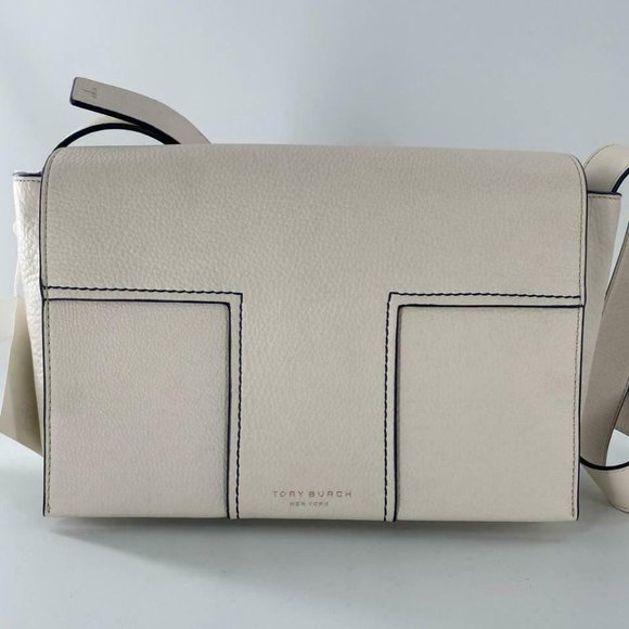 Tory Burch Handbags - Tory Burch 44702 Block T Pebblred Leather Shoulder